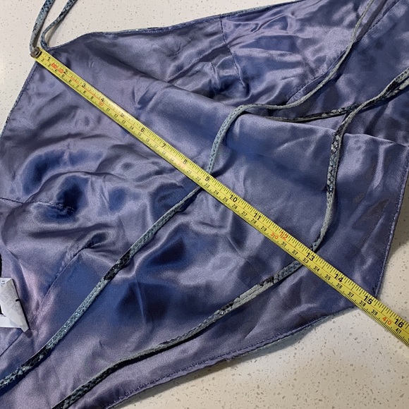 Oscar Leopold lace-up backless leather top - size L - Picture 10 of 10